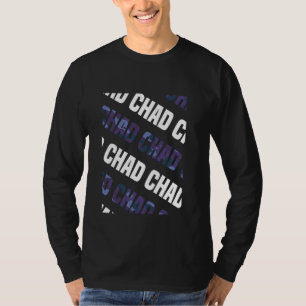 T-shirt Camouflage violet Motif Tchad Camo