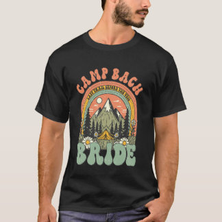 T-shirt Camp Bach Mariée Rétro Camping Enterrement de Vie 