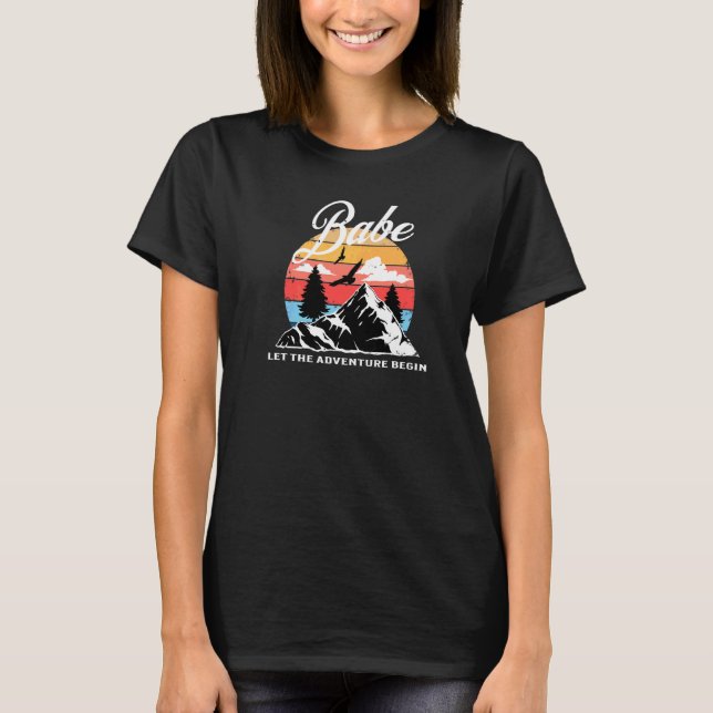 T-shirt Camp Bachelorette Bride Rustique Mariage Extérieur (Devant)