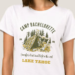 T-shirt Camp Bachelorette Fête Famille Camping Voyage Pers<br><div class="desc">Vivez l'aventure avec les T-shirts personnalisés du Camp Bachelorette Party! Préparez-vous à une soirée de bachelorette inoubliable qui mêle l'excitation extérieure et le style personnalisé. Ce t-shirt personnalisé est l'ajout parfait à votre célébration sur le thème du camp, ajoutant une touche d'élégance et d'individualité à votre voyage à la plage....</div>