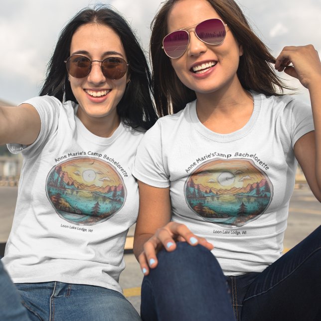 T-shirt Camp Bachelorette Party Week-end Keepsaké (Créateur téléchargé)
