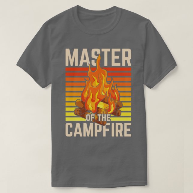 T-shirt Camp Camping Maître Funny Camper extérieur Nature  (Design devant)
