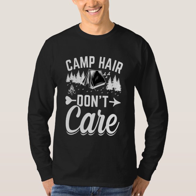 T-shirt Camp Cheveux N'Ont Pas D'Importance  Camping Campi (Devant)