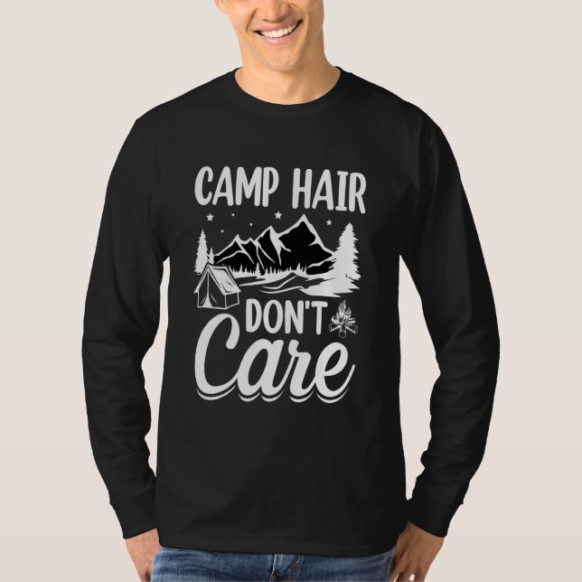 T-shirt Camp Cheveux N'Ont Pas D'Importance  Camping Campi (Devant)