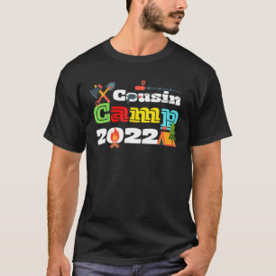 T-shirt Camp Cousin 2022 Tribe Cool Vacation Réunion d'équ