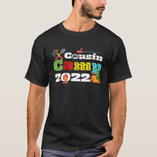 T-shirt Camp Cousin 2022 Tribe Cool Vacation Réunion d'équ