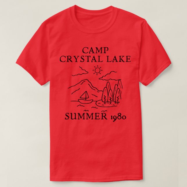 T-shirt Camp Crystal Lake 2 (Design devant)