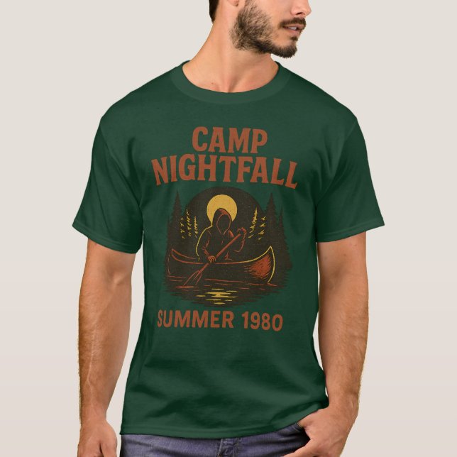 T-shirt Camp Crystal Lake – Été 1980 (Devant)