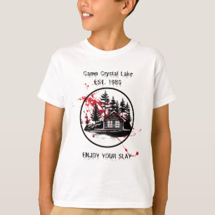 T-shirt Camp Crystal Lake Profitez De Votre Jeu