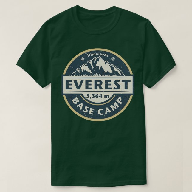 T-shirt Camp de base du mont Everest 2 (Design devant)