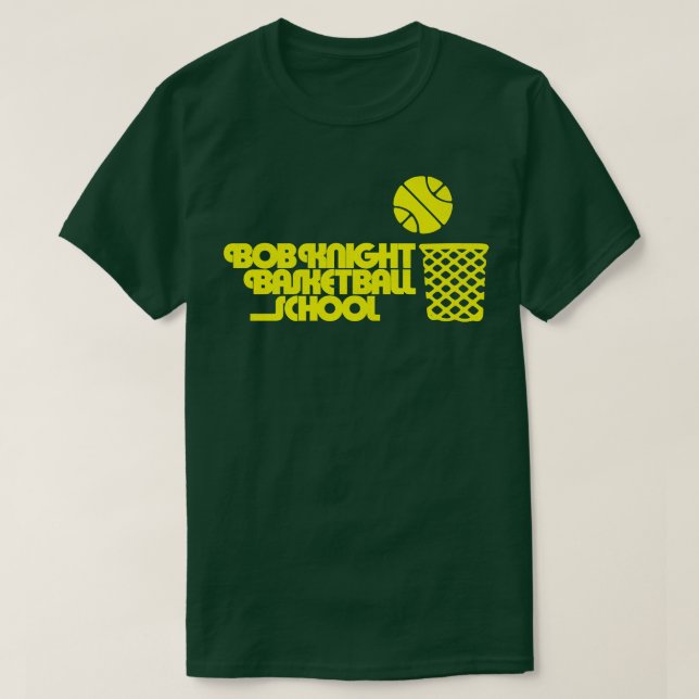 T-shirt Camp de basket-ball Bobby Knight (Design devant)