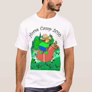 T-shirt Camp de cheval
