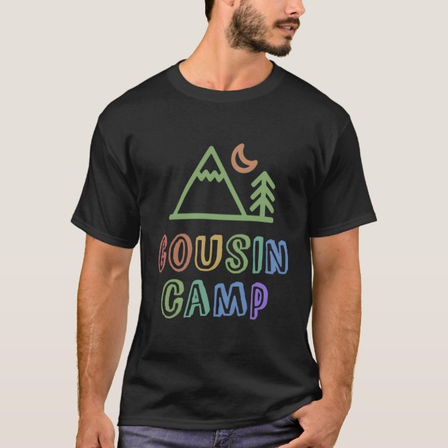 T-shirt Camp de Cousin 2023 Grand-mère Grand-père Sleepawa (Devant)