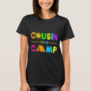 T-shirt Camp de cousins 2026 camping feu de camp vacances 