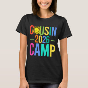 T-shirt Camp de cousins 2026 vacances familiales estivales