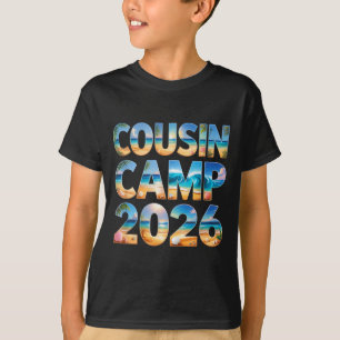 T-shirt Camp de cousins mignons équipage 2026 réunion de f