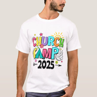 T-shirt Camp de l'Église super 2025 Camp chrétien correspo