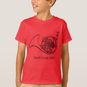 T-shirt Camp de musique de groupe en laiton de la Corne fr