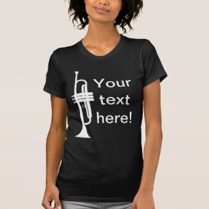 T-shirt Camp de musique de trompette personnalisée
