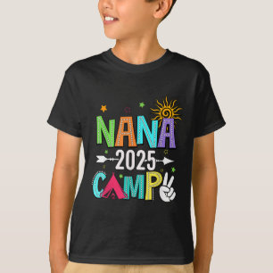 T-shirt Camp de Nana 2025 Vacances familiales Équipe de ca