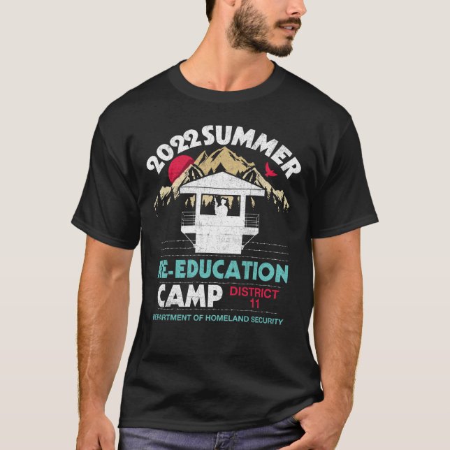 T-shirt Camp de rééducation d'été 2022 Département (Devant)