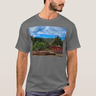 T-shirt Camp de rugissement et grands arbres