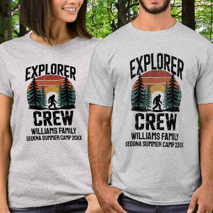 T-shirt Camp de vacances familial assorti Explorateur BigF