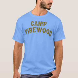 T-shirt Camp d'été américain chaud humide Bois de chauffag