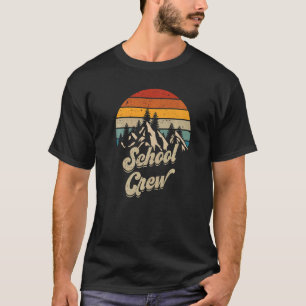 T-shirt Camp d'été du coucher du soleil à l'extérieur