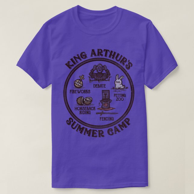 T-shirt Camp d'été du roi Arthurs (Design devant)