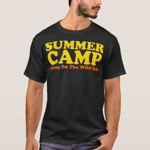 T-shirt Camp d'été rétro les années 70 80s Camping Vintage