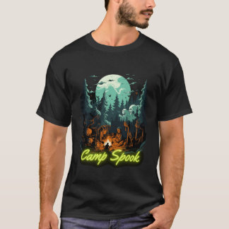 T-shirt Camp d'Halloween épouvante