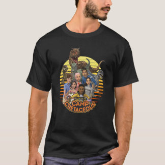 T-shirt Camp du monde de Jurassique Groupe Crétacé Bienven