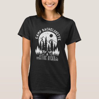 T-shirt Camp Enterrement de Vie de Jeune Fille Mariée Fête