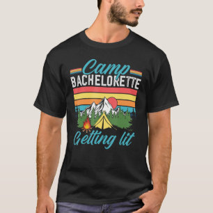 T-shirt Camp Enterrement de Vie de Jeune Fille Mariée Fête
