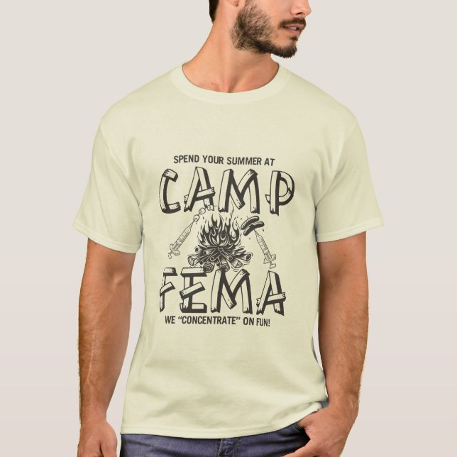 T-SHIRT CAMP FEMA (Devant)