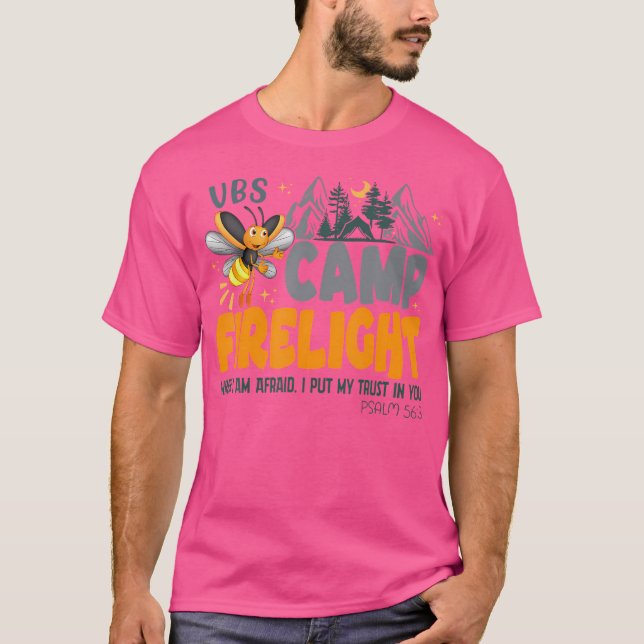 T-shirt Camp Firelight Vbs 2024 Vacation Bible School Chri (Devant)