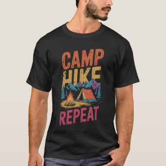 T-shirt Camp Hike Climber Camping Mountain Camper Hiker vi