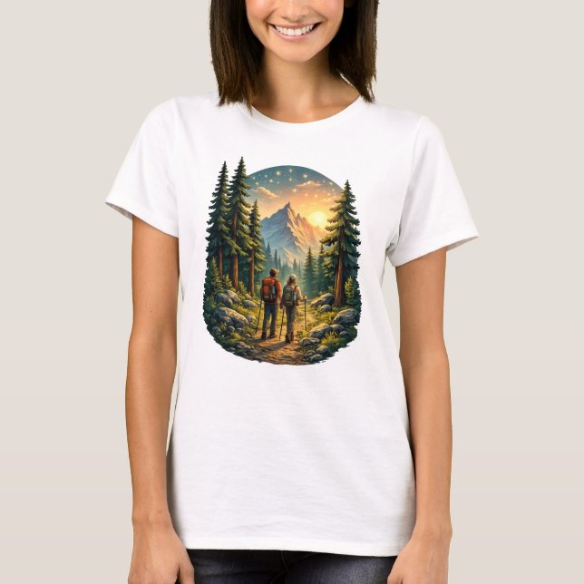 T-shirt Camp Life Feels Right – Meadow Path Tee USA (Devant)