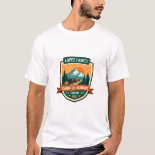 T-shirt Camp Lopez Family de Crew à Summit Vintage Ca de r