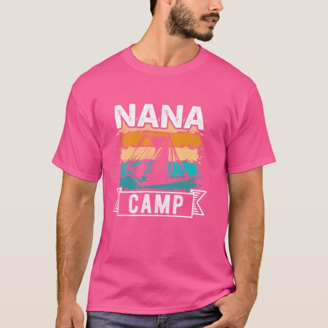 T-shirt Camp Nana 2024 Vacances en famille Équipe de campi (Devant)
