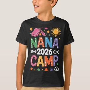 T-shirt Camp Nana 2026 Vacances Familiales Équipe de Campi