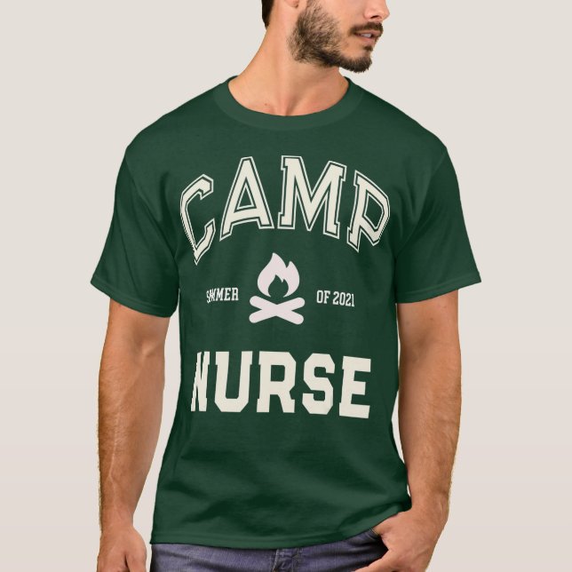 T-shirt CAMP NURSE Medical Staff (Devant)