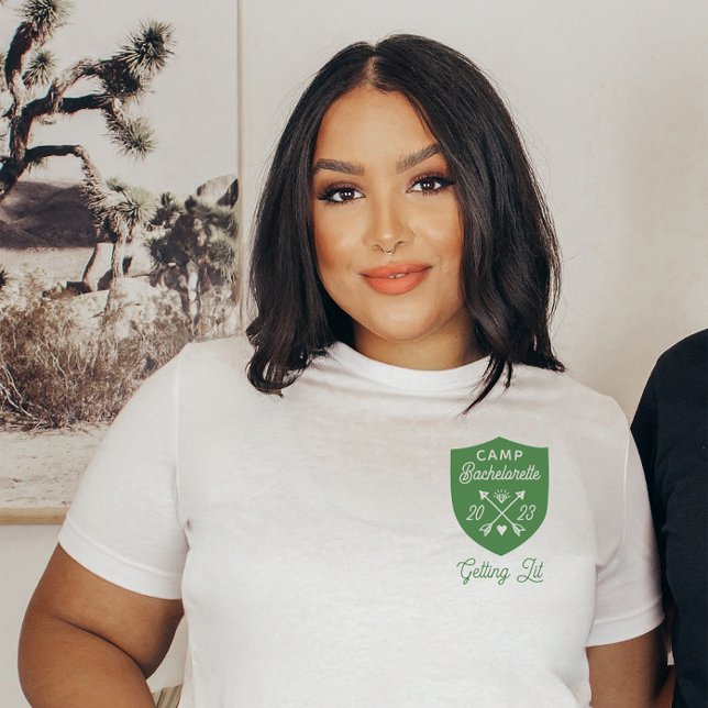 T-shirt Camp Personnalisé Bachelorette Fête De Lit (Créateur téléchargé)