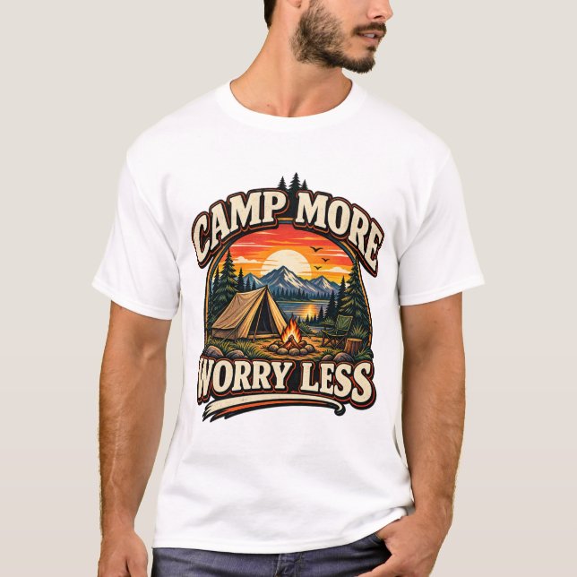 T-shirt Camp Plus de soucis (Devant)