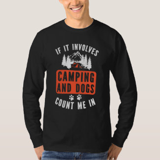 T-shirt Camp Plus S'Inquiéter Moins De Nature Et Camping