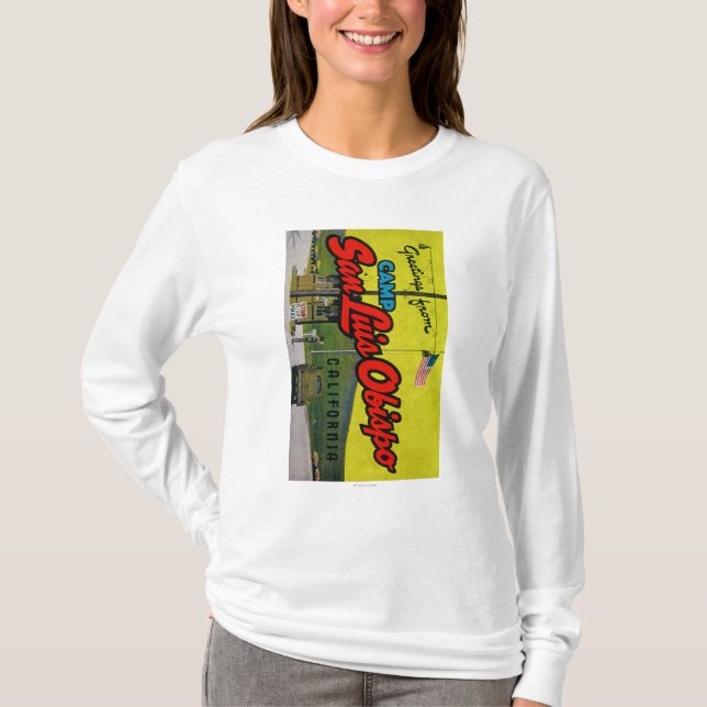 T-shirt Camp San Luis Obispo, la Californie (Devant)