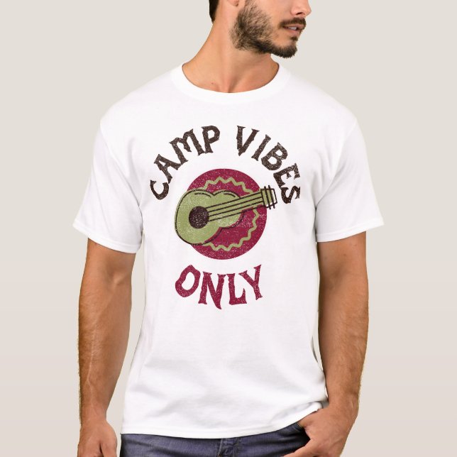 T-shirt Camp Vibes Only Colonie de Vacances (Devant)