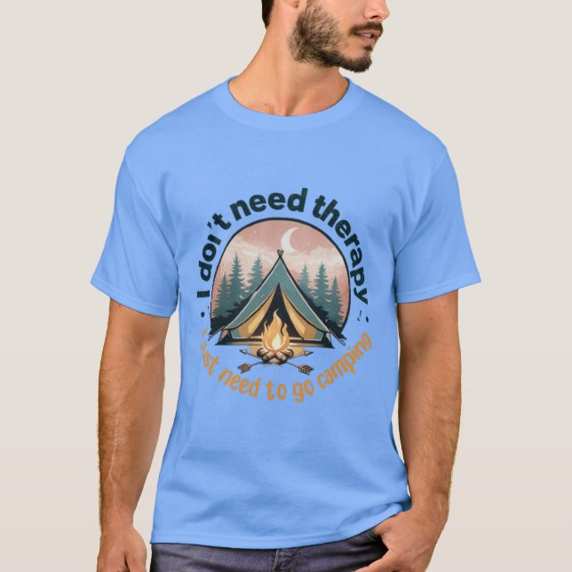T-shirt Camp Vibes uniquement (Devant)