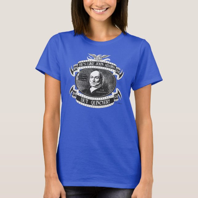 T-shirt Campagne 1824 de John Quincy Adams (Devant)